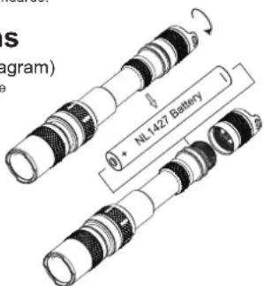 Nitecore MH2A - NOTE: - 1