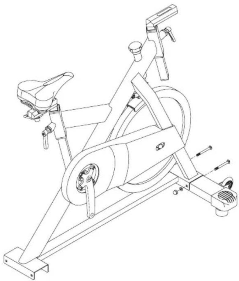 Vision Fitness ES 700 - VORDERER STANDFÜB - 1