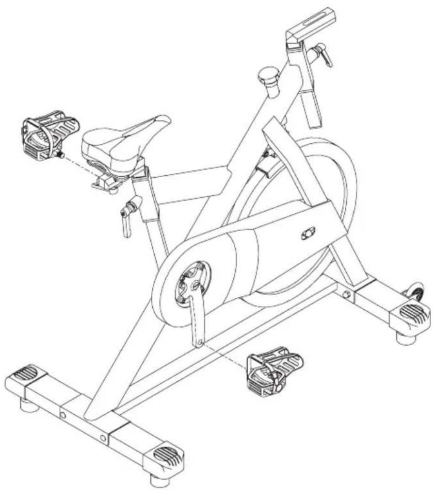 Vision Fitness ES 700 - VORDERER STANDFÜB - 3