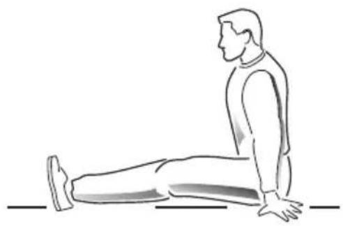 Vision Fitness ES 700 - DEHNUNG DER BEINBEUGER - 1