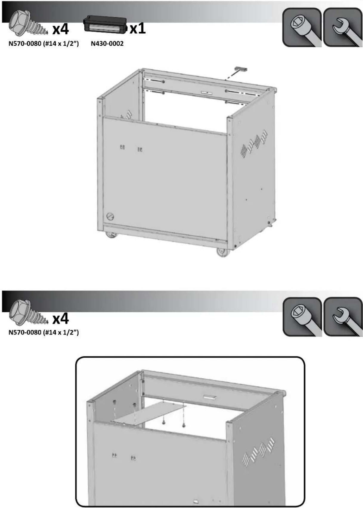 Napoleon LE485SB - TOOLS REQUIRED FOR ASSEMBLY (tools not included) - 6