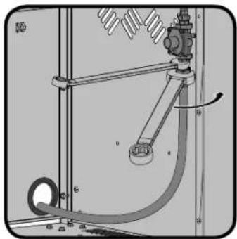 Napoleon LE485RSB - Natural Gas Only – Proper Hose Connection - 2