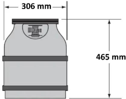 Napoleon BIPRO 825 - Gasflaschen - 1