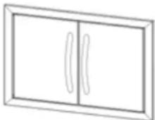 Napoleon BIPRO 825 - EINBAUGERÄTZUBEHÖR – ABMESSUNGEN DER EINBAUÖFFNUNG - 4