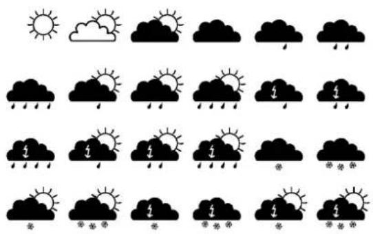 Techno Line WD 4002 - WETTERSYMBOLE - 13