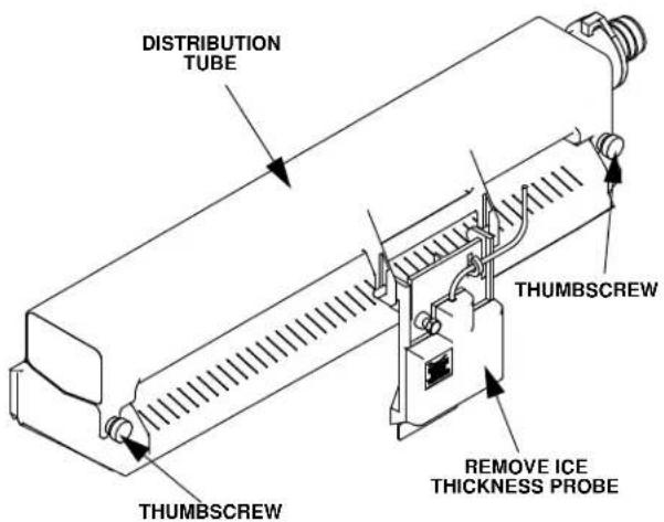 DISTRIBUTION TUBE THUMBSCREW THUMBSCREW REMOVE ICE THICKNESS PROBE