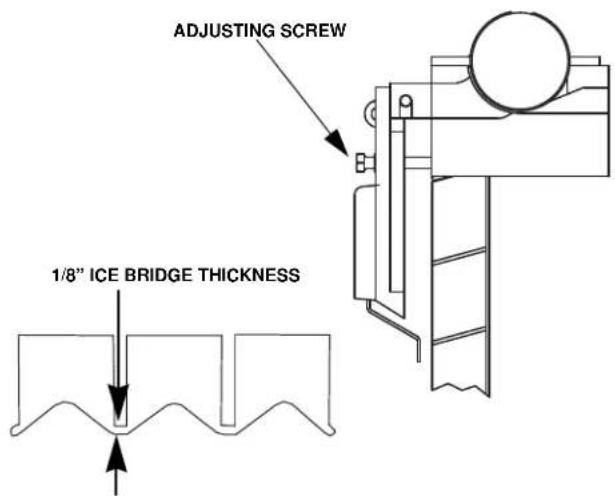 ADJUSTING SCREW 1/8" ICE BRIDGE THICKNESS