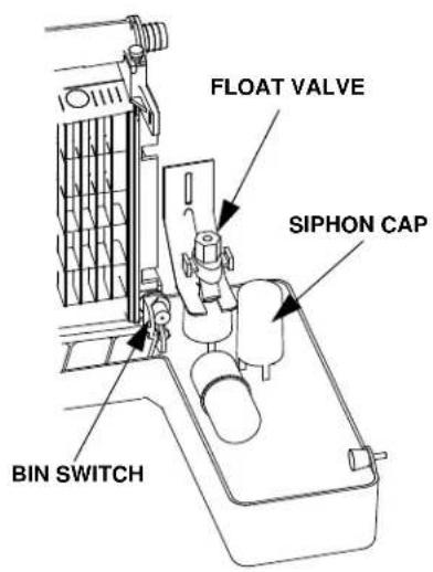FLOAT VALVE SIPHON CAP BIN SWITCH