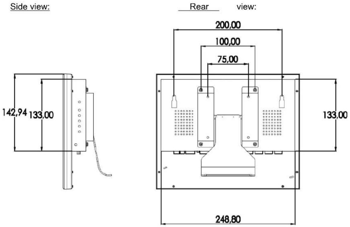 Santec SLM-1710N - Technical drawings - 2