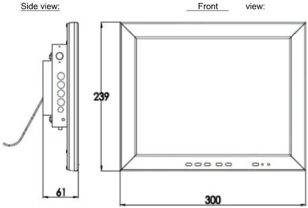 Santec SLM-1500N - Technical drawings - 3