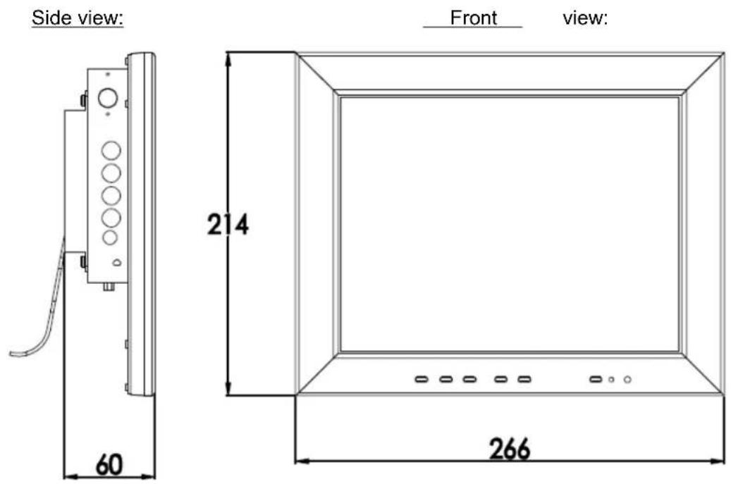 Santec SLM-1040N - Technical drawings - 1