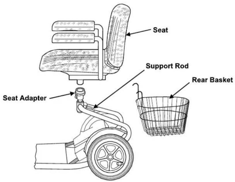 Afikim Superlight - Rear Basket Installation - 1