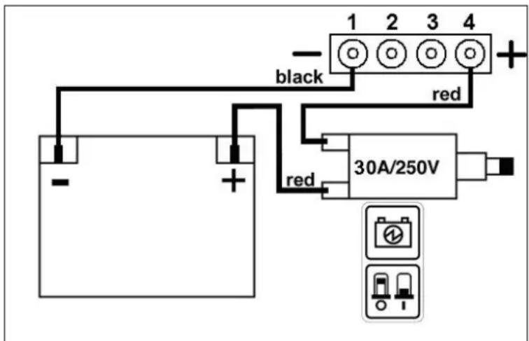 Afikim Caddy - Replacing the batteries - 1
