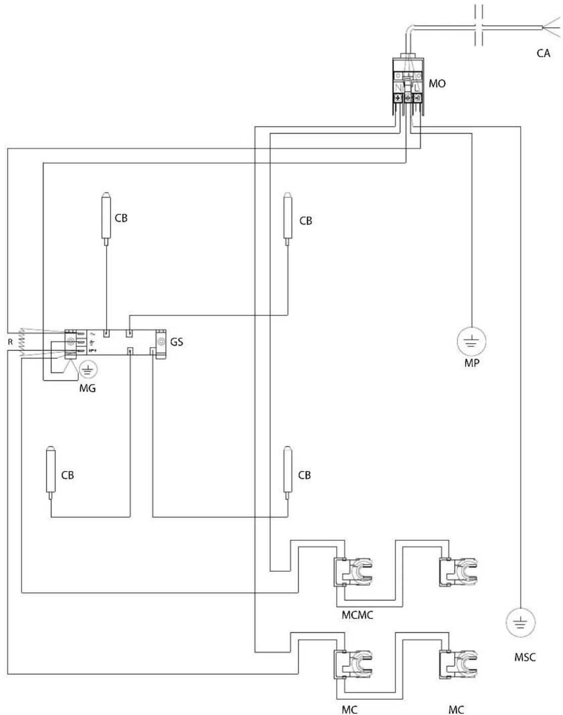 ALPES-INOX F 583/1V1B4G - DATI TECNICI GAS - GAS-KENNDATEN - 1