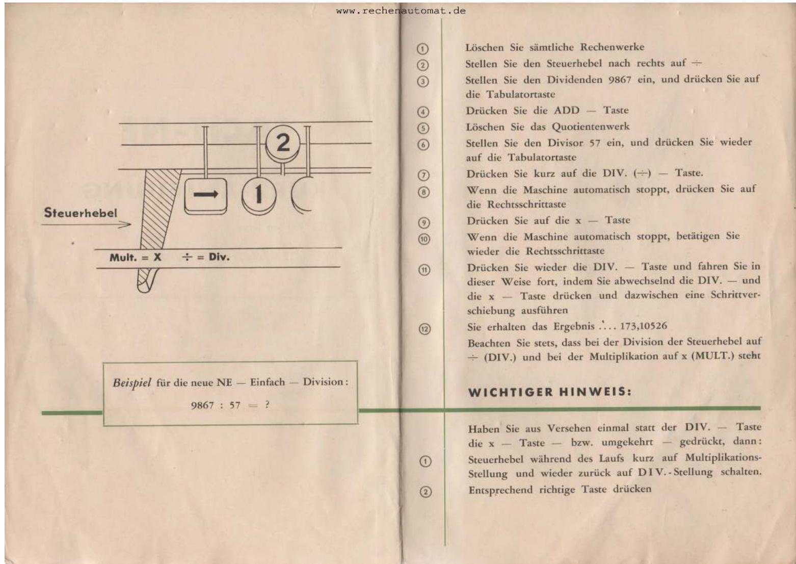 Facit NE - KURZ-ANLEITUNG - 1