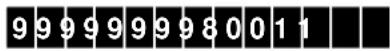 Facit CA1-13 - Das Resultat ist also -11 - 3