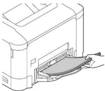 Develop Ineo+ 3100P - Papier in die manuelle Zufuhr einlegen - 4