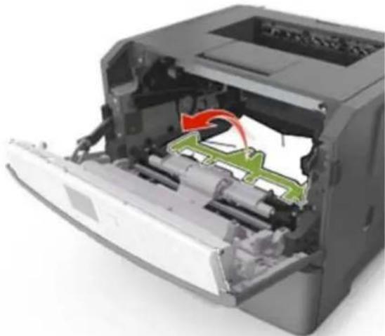 Develop Ineo 4700P - [x]-Papierstau, vordere Klappe öffnen. [20y.xx] - 6