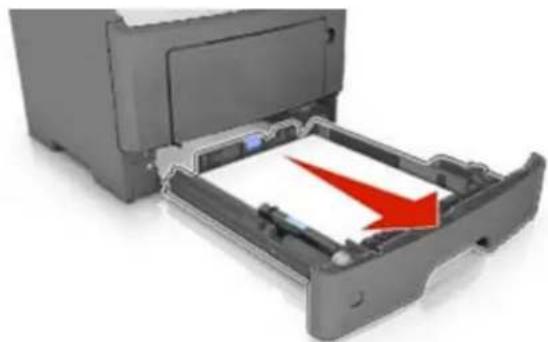 Develop Ineo 4000P - [x]-Papierstau, zum Beseitigen des Papierstaus im Duplex Fach 1 entfernen. [23y.xx] - 2