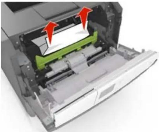 Develop Ineo 4000P - [x]-Papierstau, vordere Klappe öffnen. [20y.xx] - 7