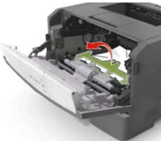 Develop Ineo 3300P - [x]-Papierstau, vordere Klappe öffnen. [20y.xx] - 8