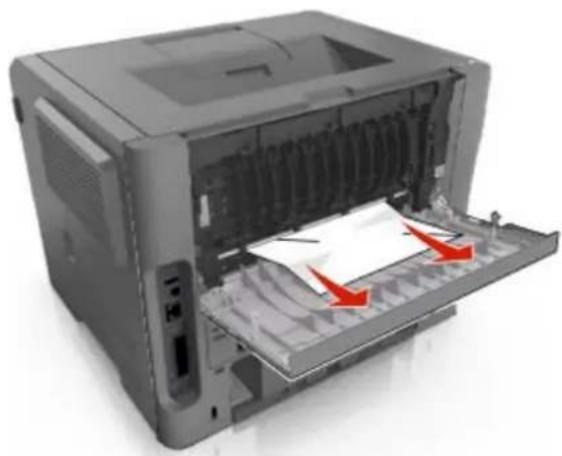 Develop Ineo 3300P - [x]-Papierstau, hintere Klappe öffnen. [20y.xx] - 6