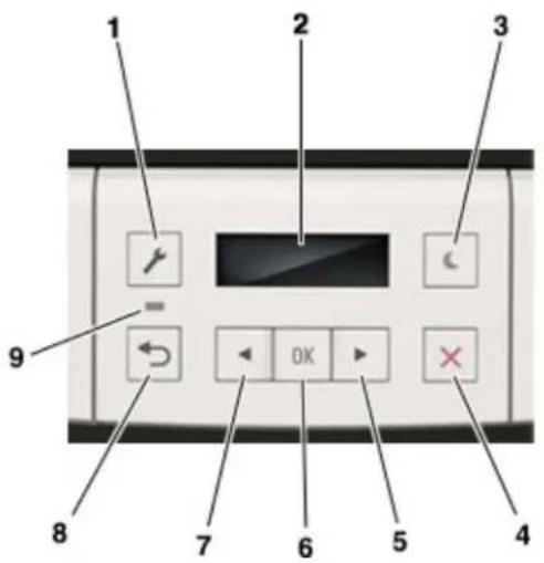 Develop Ineo 3301P - 4—Verwenden des Druckerbedienfelds - 1