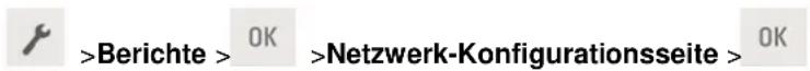Develop Ineo 3301P - Drucken einer Netzwerk-Konfigurationsseite - 1