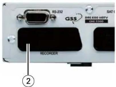 GSS DRS 600 HDTV - AV-Aufnahme-/-Wiedergabe-Gerät anschließen - 1
