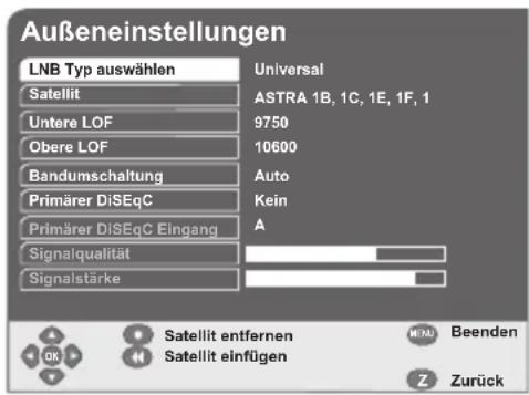 GSS DRS 600 HDTV - LNB-Typ auswählen - 1