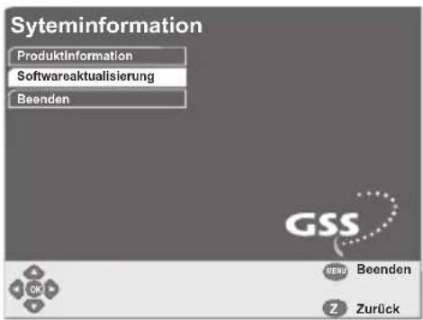 GSS DRS 600 HDTV - Software über Satellit aktualisieren - 2