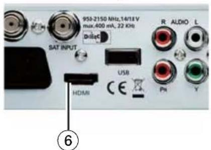 GSS DRS 600 HDTV - Fernsehgerät über HDMI anschließen - 1
