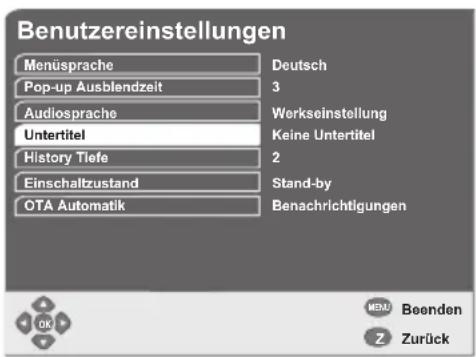 GSS DRS 600 HDTV - Einblenden von Untertiteln - 1