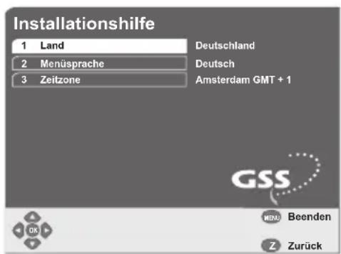 GSS DRS 600 HDTV - Mit dieser Funktion löschen Sie alle persönlichen Einstellungen inklusive der Favoritenlisten und setzen den Satelliten-Receiver auf die primären Werkseinstellungen zurück. - 2