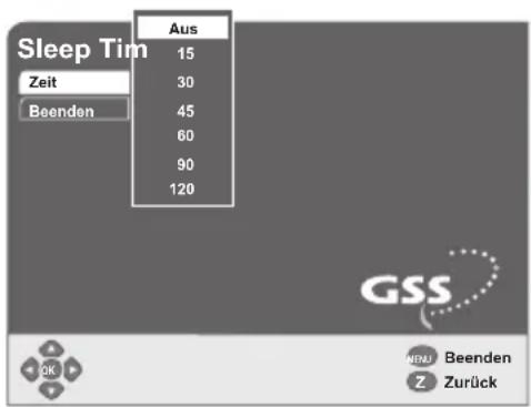 GSS DRS 500 CI - Sleep Timer - 2