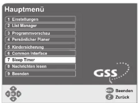 GSS DRS 500 CI - Sleep Timer - 1