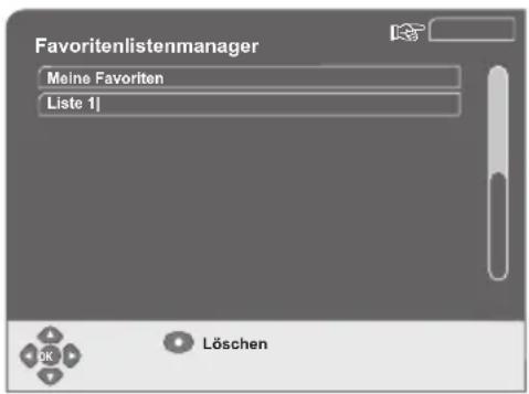 GSS DRS 500 CI - Favoritenlisten umbenennen - 1