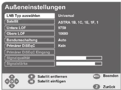 GSS DRS 500 CI - LNB-Typ auswählen - 1