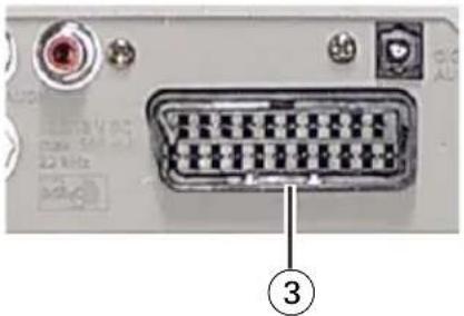 GSS DRS 500 CI - Fernsehgerät über Scart-Kabel anschließen - 1