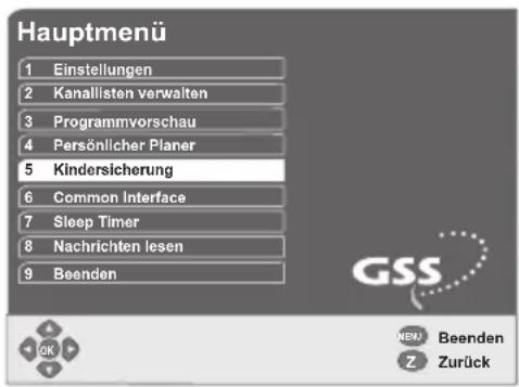 GSS DRS 500 CI - Zugriffsrechte einstellen - 1