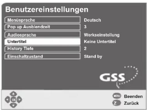 GSS DRS 500 CI - Einblenden von Untertiteln - 1