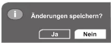 GSS DRS 500 CI - Menüfunktion beenden, zum vorherigen Menü zurückschalten, Einstellungen speichern - 1