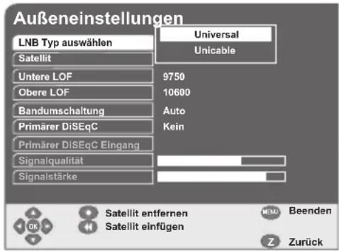 GSS DRS 500 CI - LNB-Typ auswählen - 2
