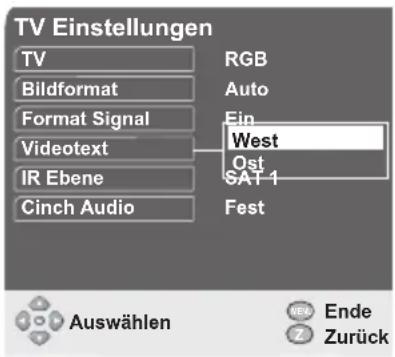 GSS DRS 100 CI - Videotext-Sprache einstellen - 1
