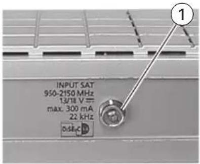 GSS DRS 100 CI - Satellitenantenne anschließen - 1