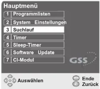 GSS DRS 100 CI - Manuelle Programmsuche - 1