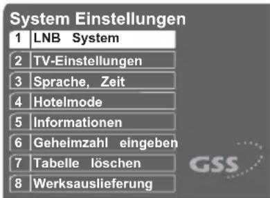 GSS DRS 100 CI - Digital-Receiver an die Satellitenantenne anpassen - 1