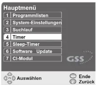 GSS DRS 100 CI - Timer manuell programmieren - 1