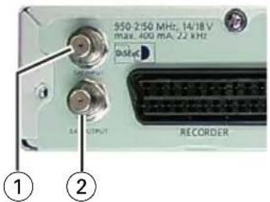 GSS DRS 550 HDMI - Satellitenantenne anschließen - 1