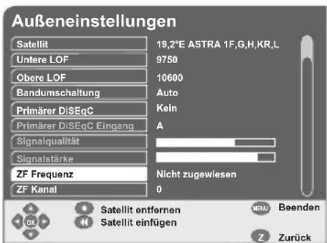 GSS DRS 550 HDMI - Einstellungen für Unicable-LNB / Unicable-Multischalter - 2
